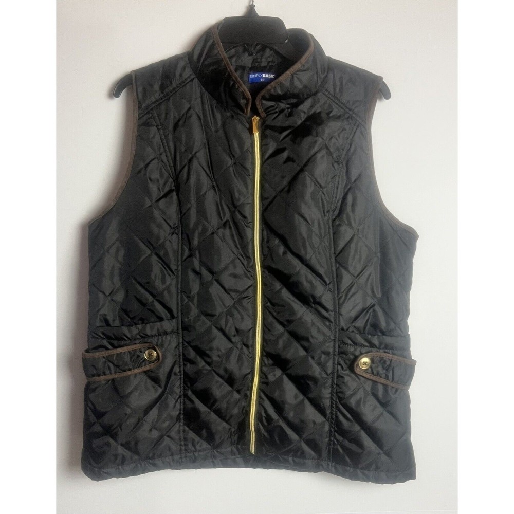 Women’s Simply Basic Puffer vest Size EG (extra Large)